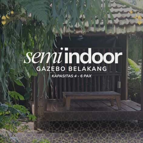 Semi indoor (gazebo belakang)
