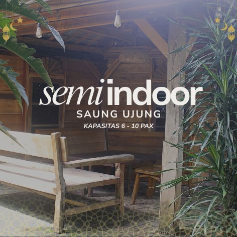 Semi indoor (saung ujung)